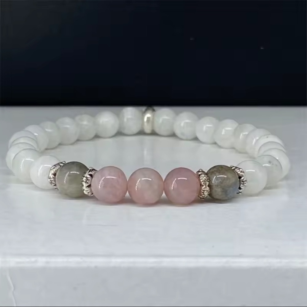 Healing Crystal Beaded Bracelet Natural Bracelet - Picture 2 of 9
